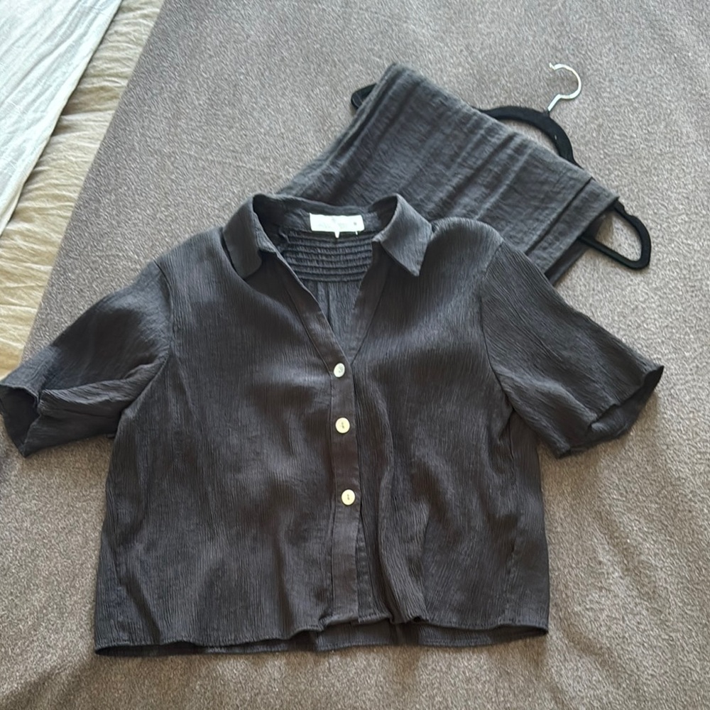Zara black matching set